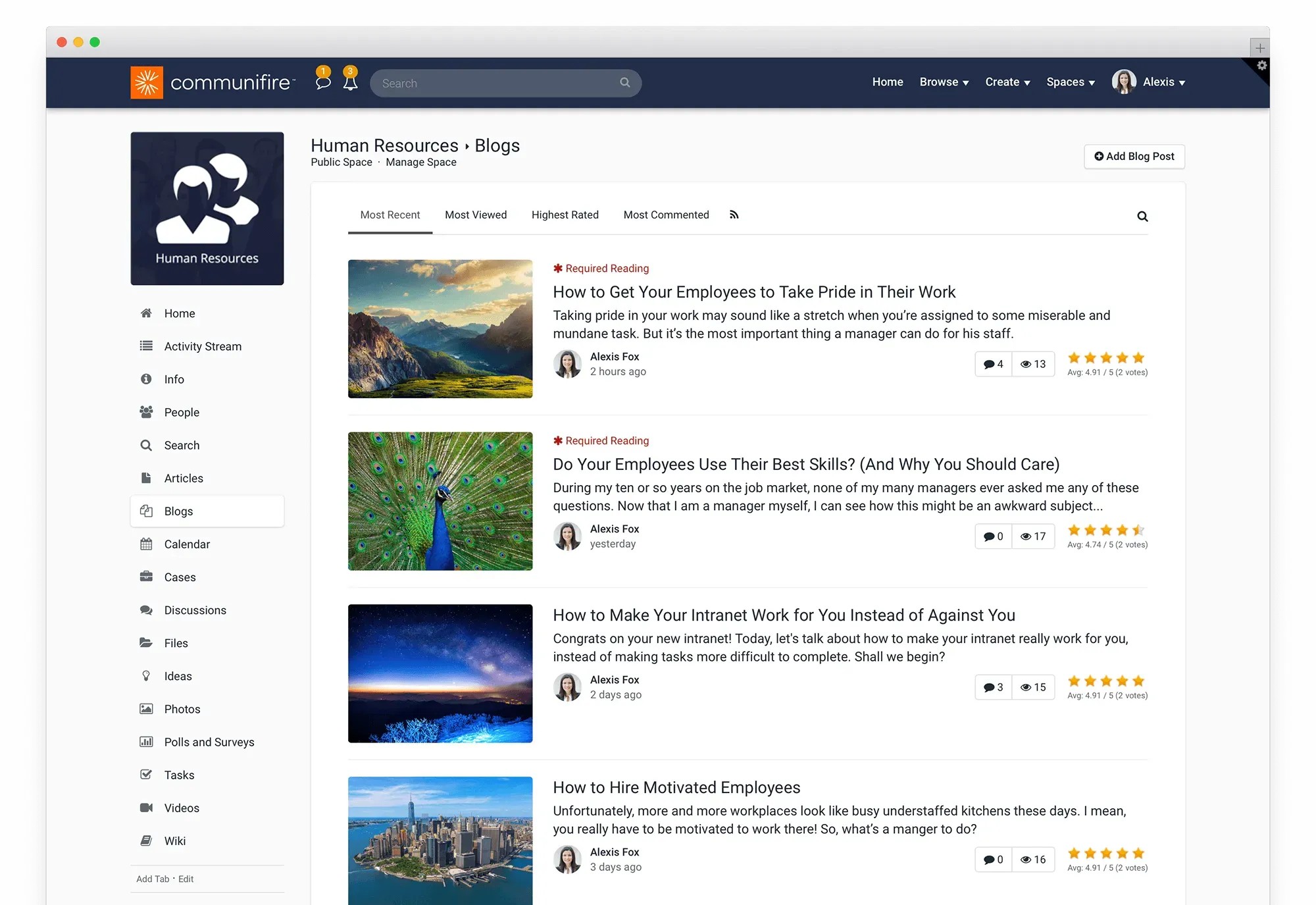 Blogs
