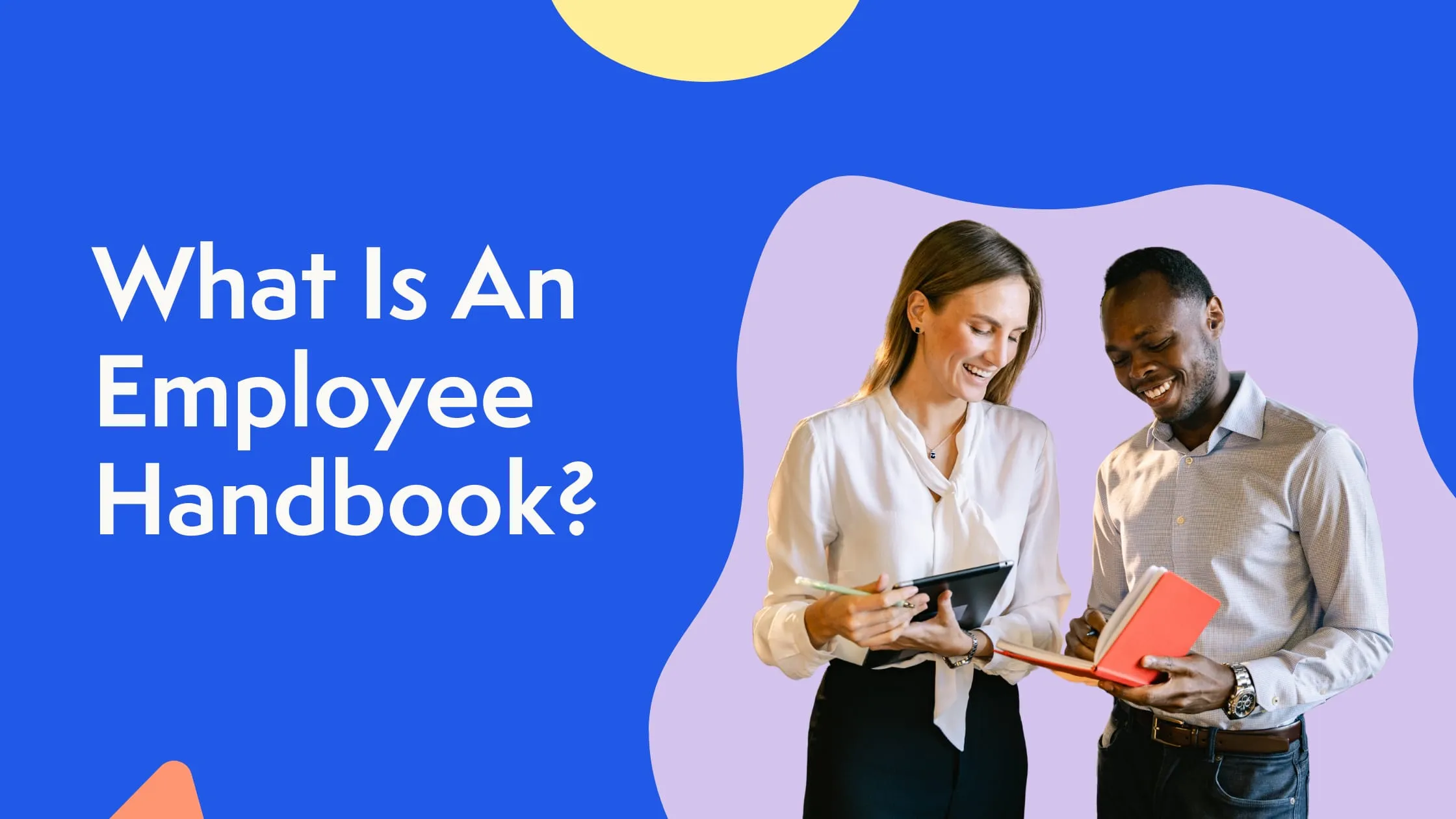 Example of company values in a modern employee handbook.