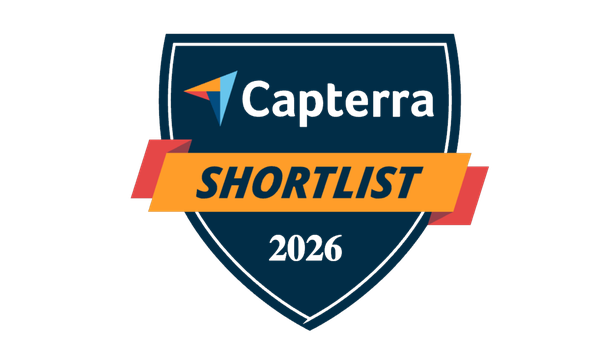 Capterra Shortlist 2026 badge