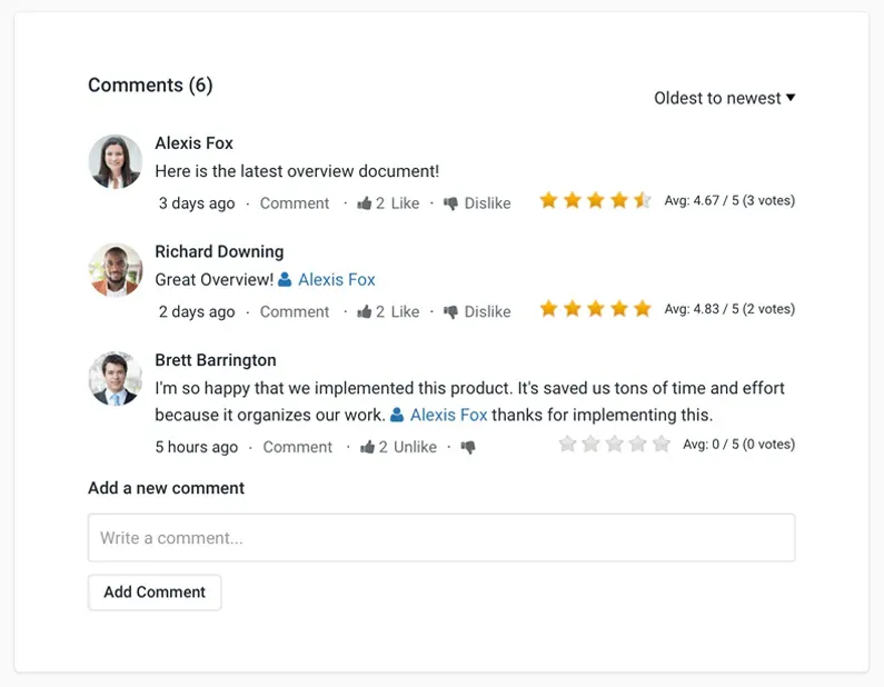 Commenting Software