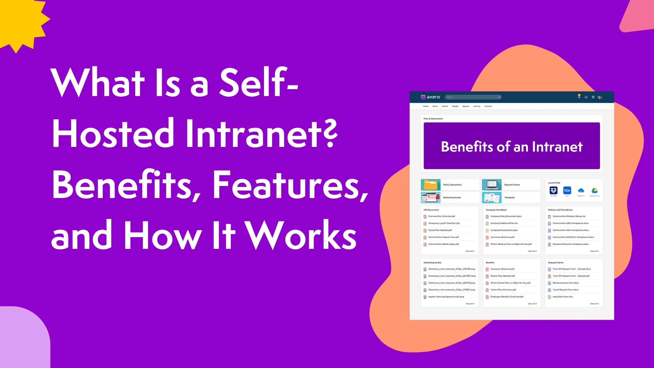 Benefits of an intranet