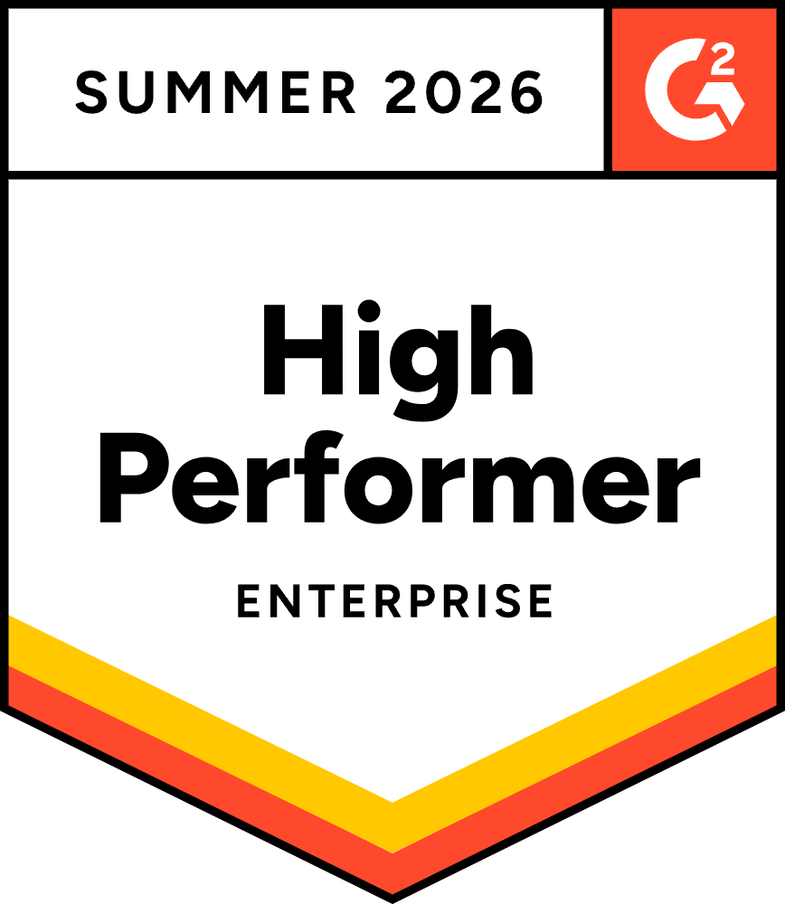 G2 High Performer Enterprise Summer 2026 — Employee Communications badge