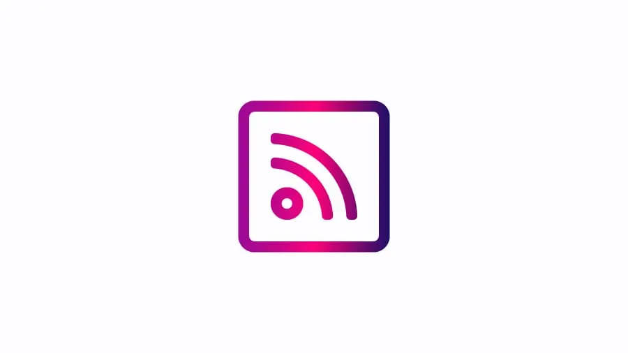 RSS feed widget logo