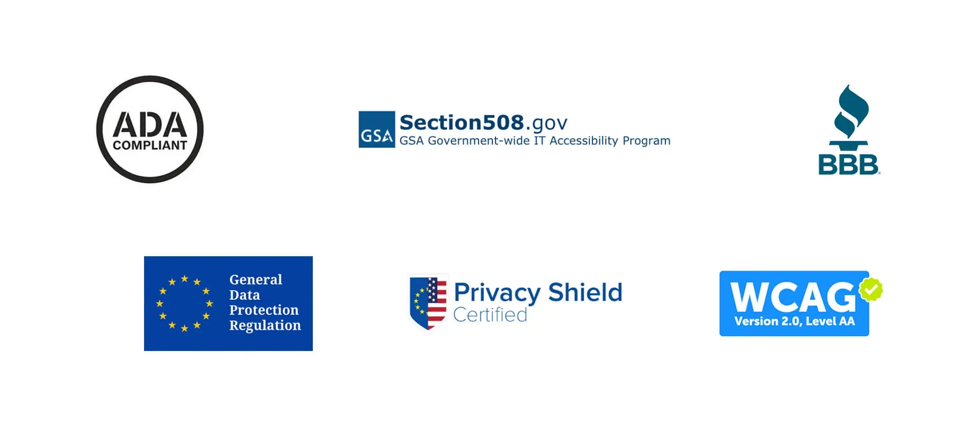 Security compliance badges including SOC 2, ISO 27001, and HIPAA.