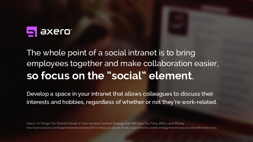 social intranet content strategy