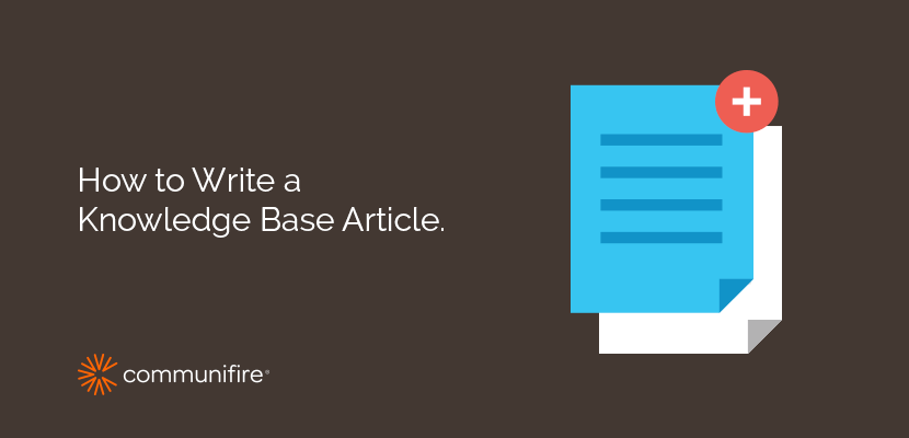 How to Write a Knowledge Base Article