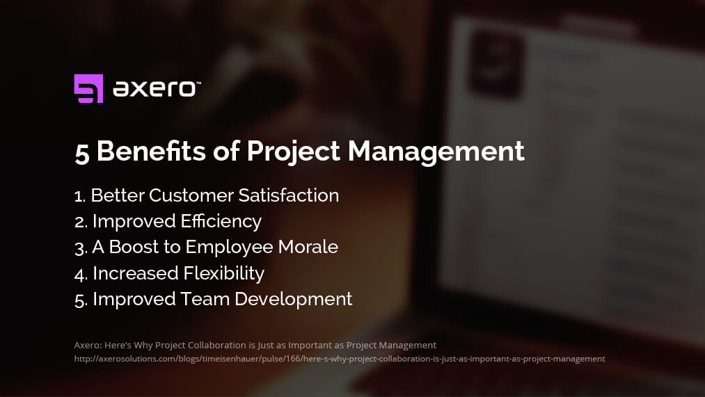 benefits of project management