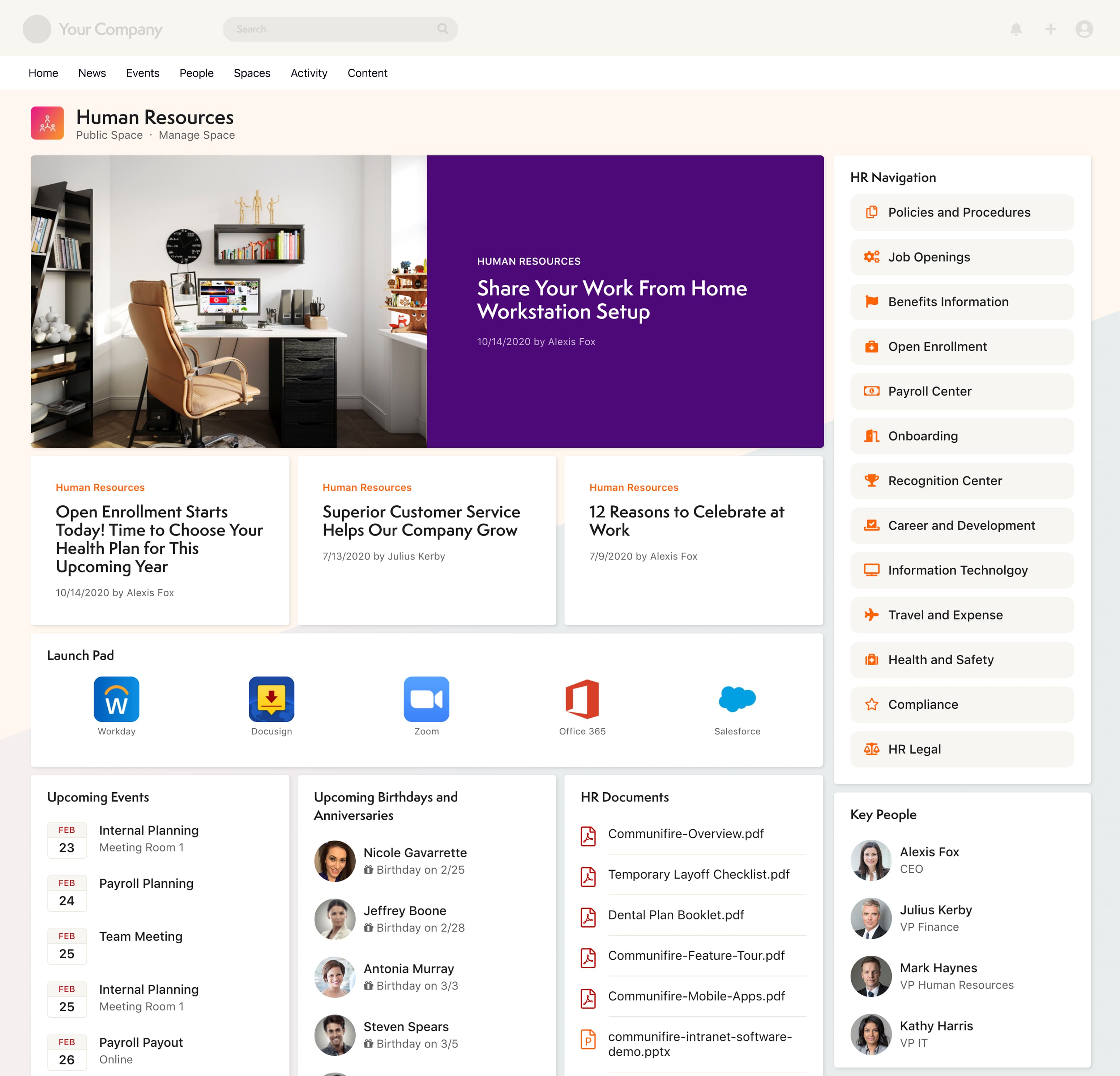 Workplace Culture Platform for Employees - Axero Intranet