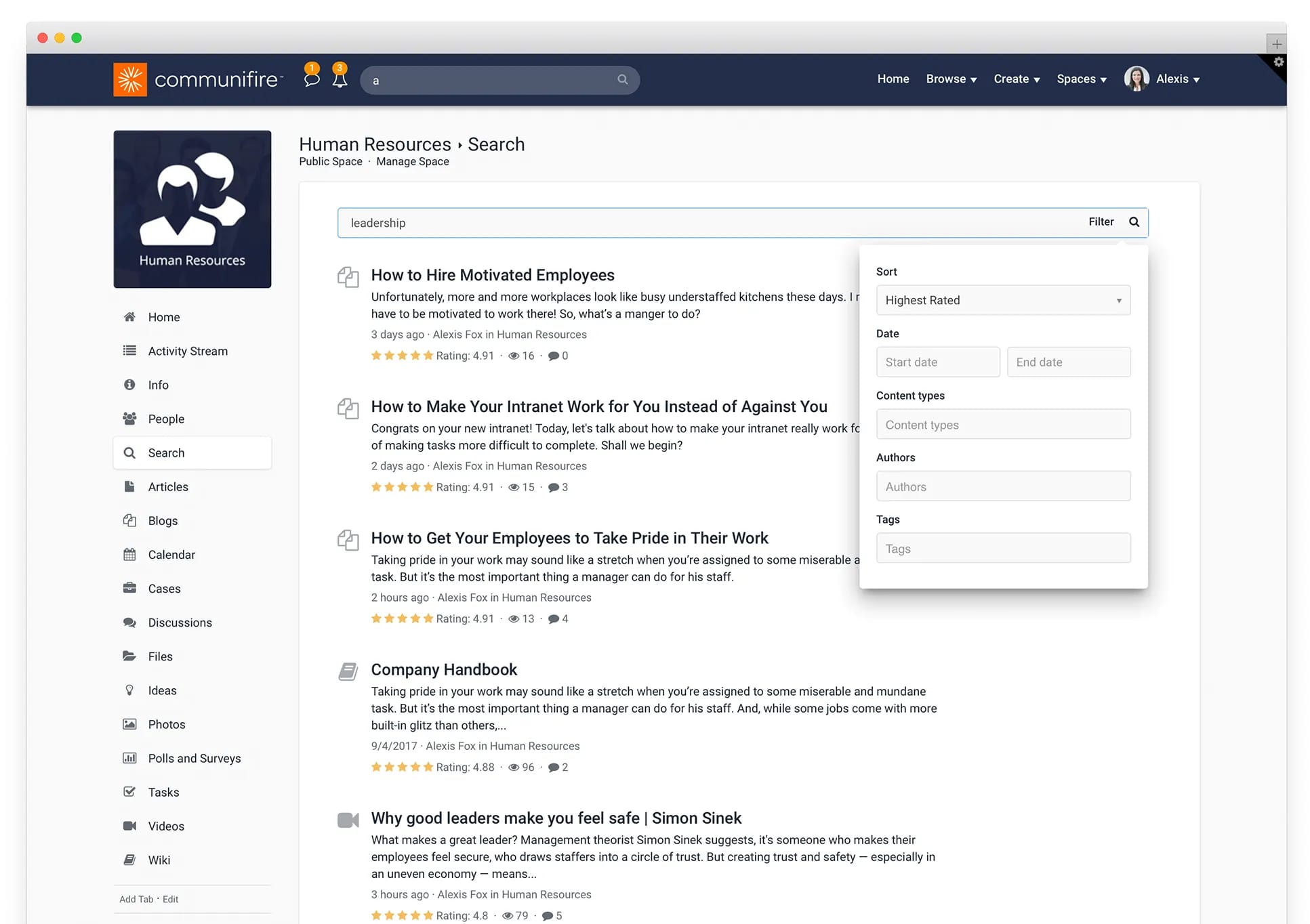 intranet trends - search