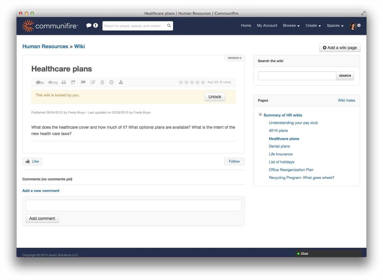 intranet wiki software