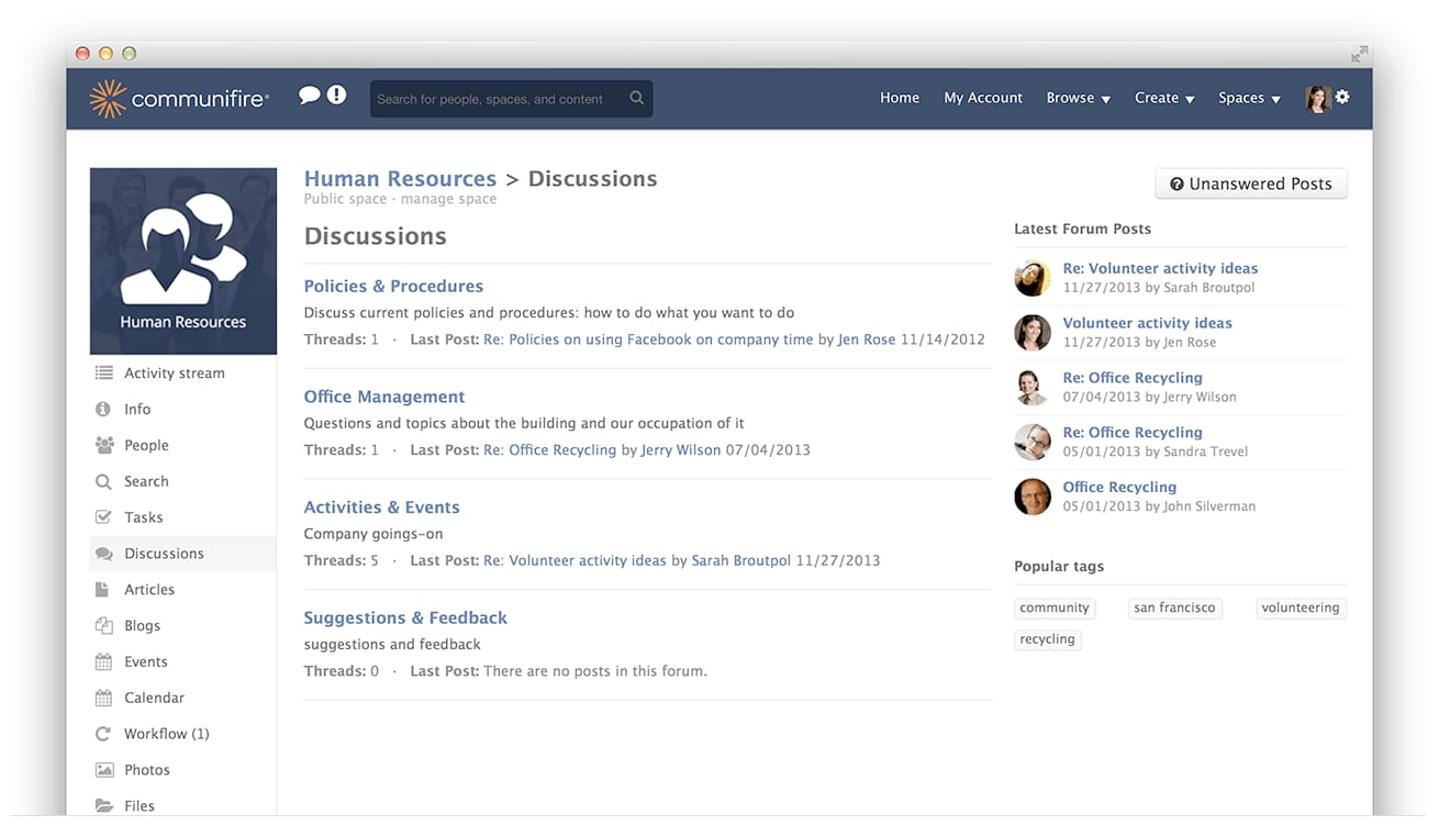 Discussion Forums Let Anyone Spark a Conversation About Anything to Crowdsource Solutions