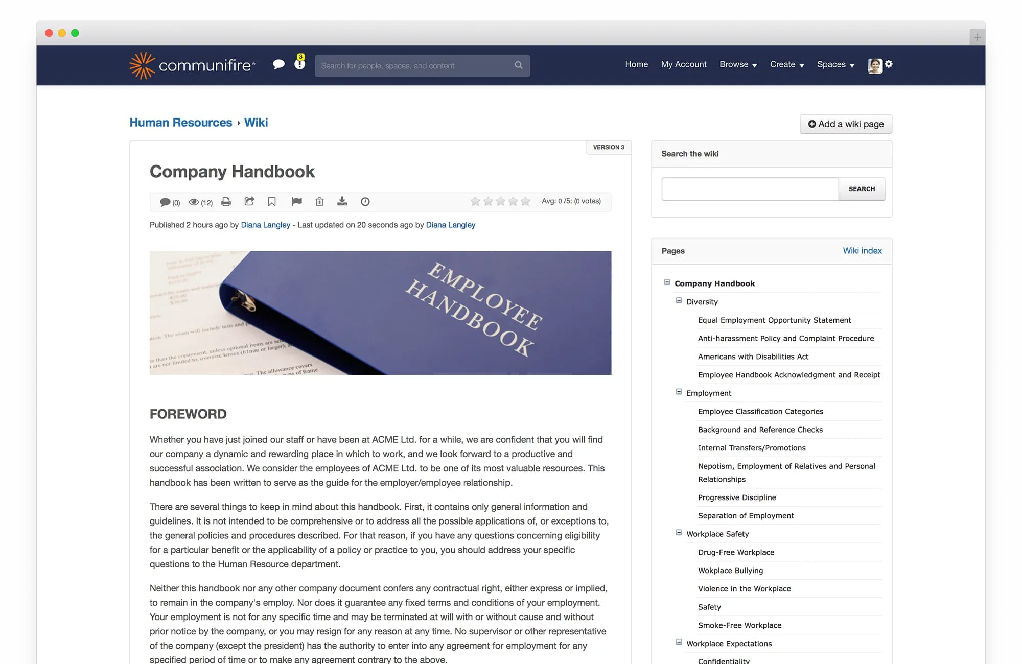 intranet wiki software