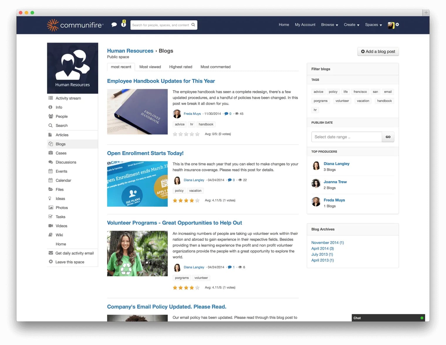 marketing software for teams - content creation