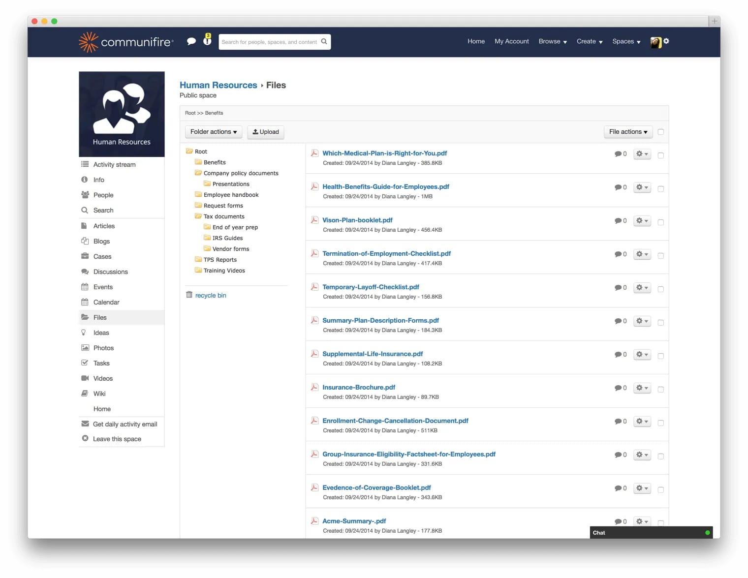 social marketing software - document management