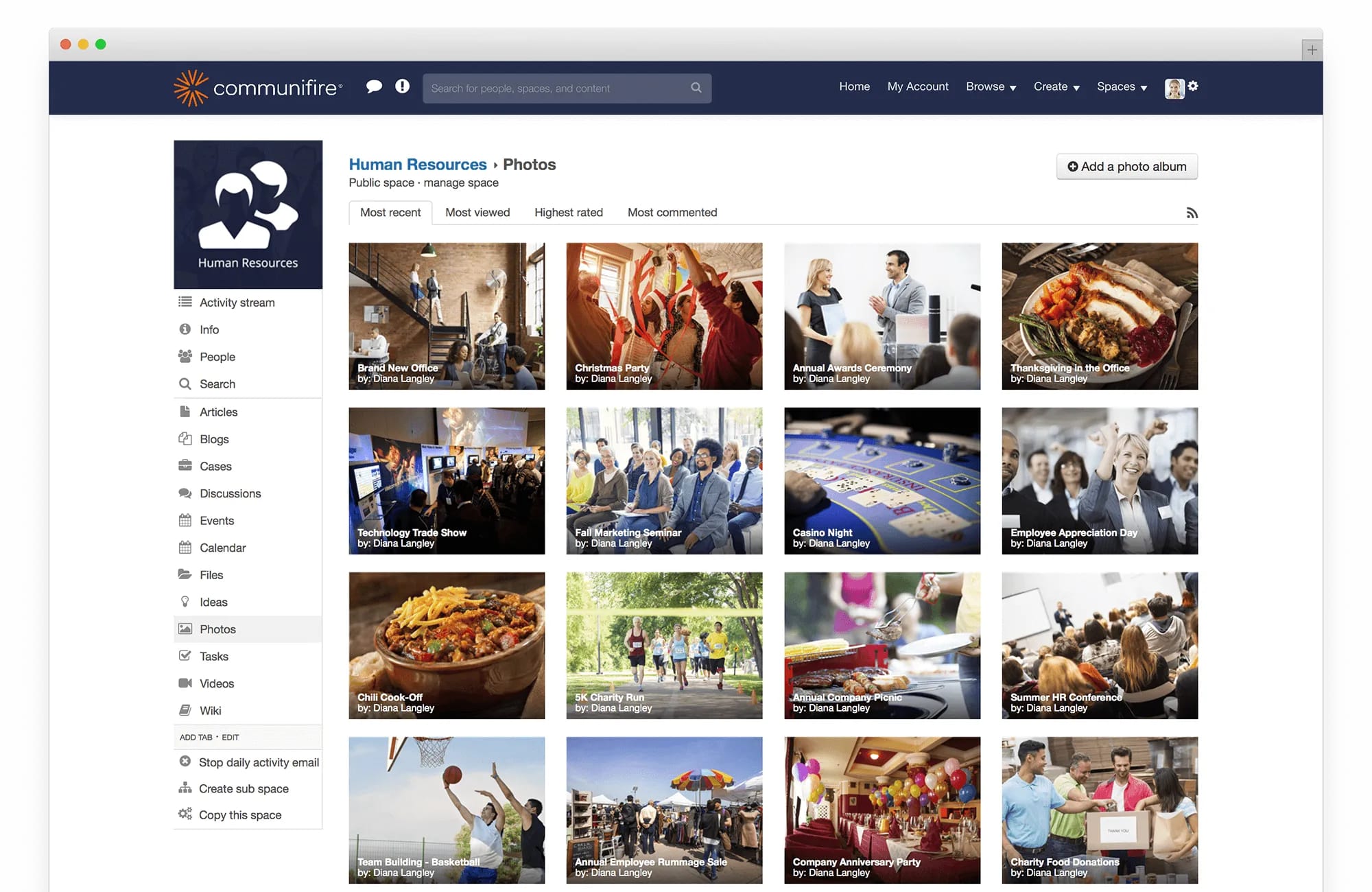 intranet glossary - content