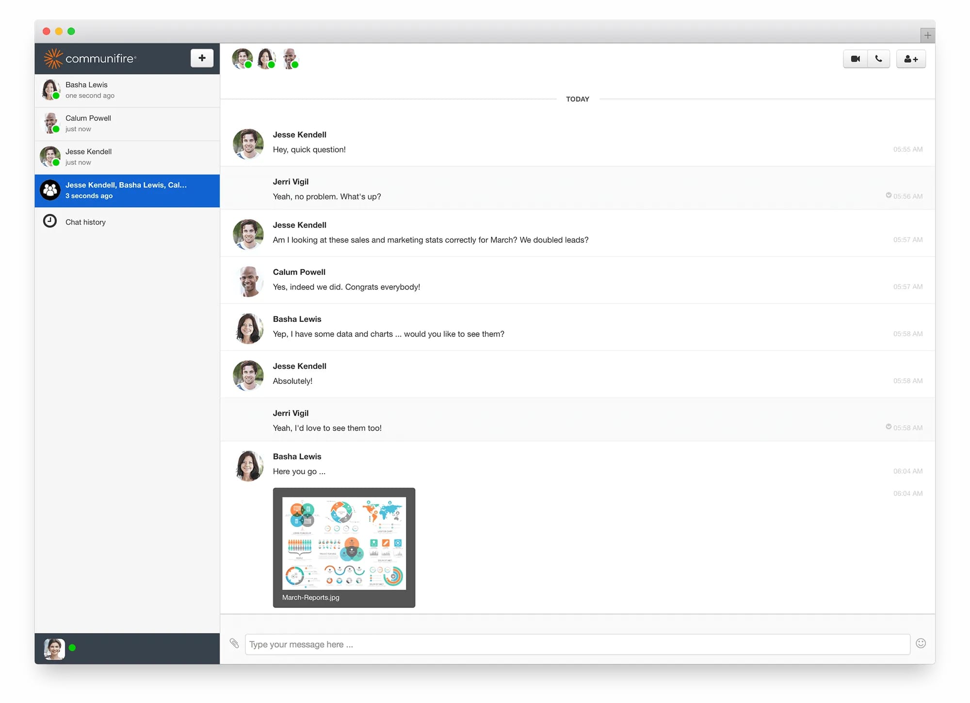 internal social network - intranet chat