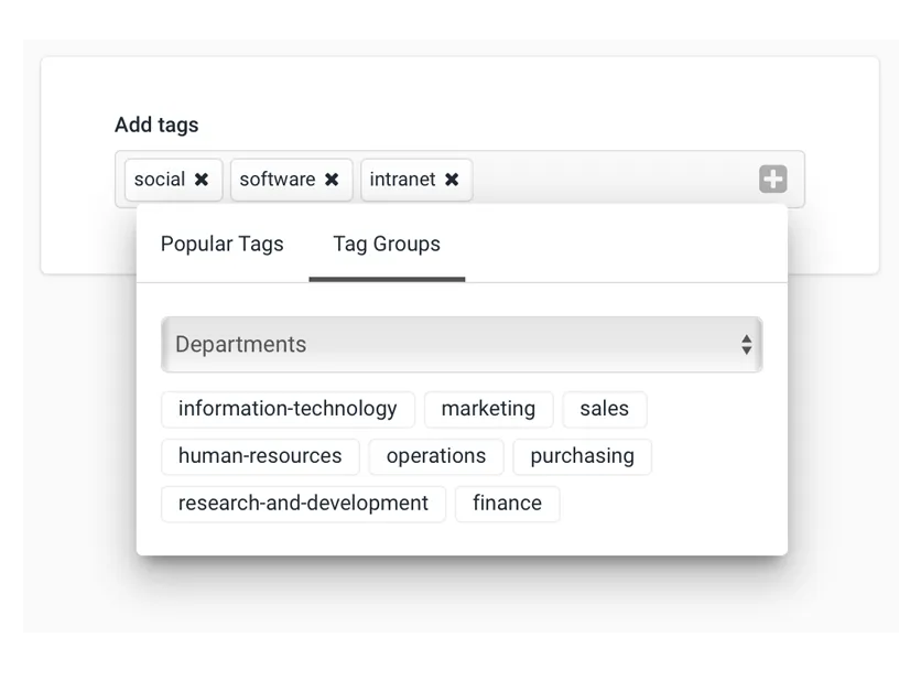 company intranet ideas - tagging content