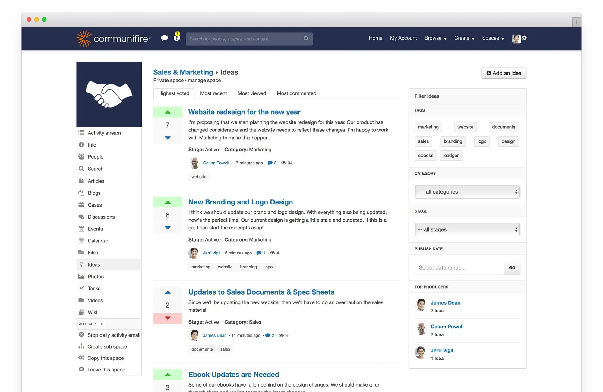 improve employee productivity - intranet ideation