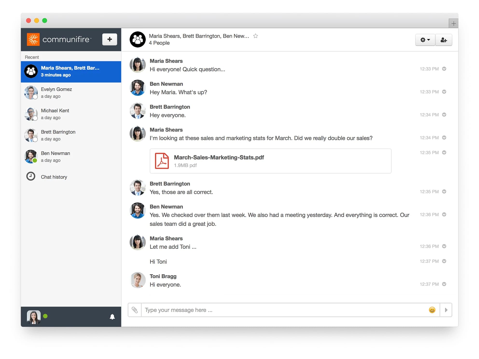 intranet chat