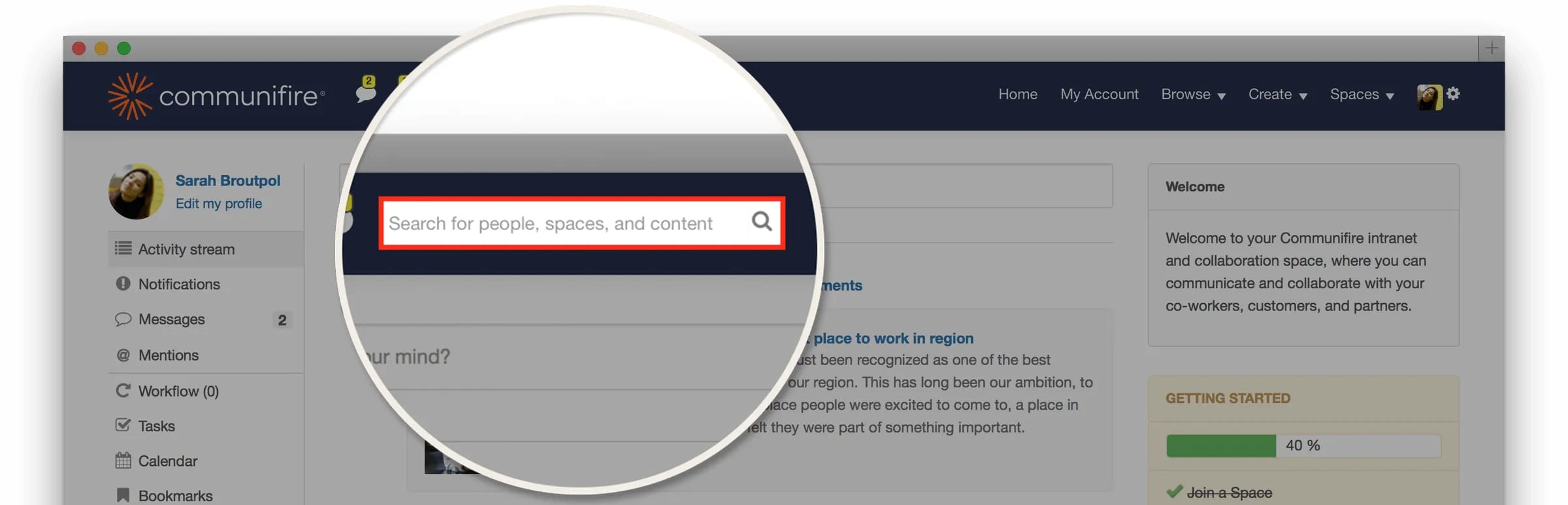 social marketing software - search