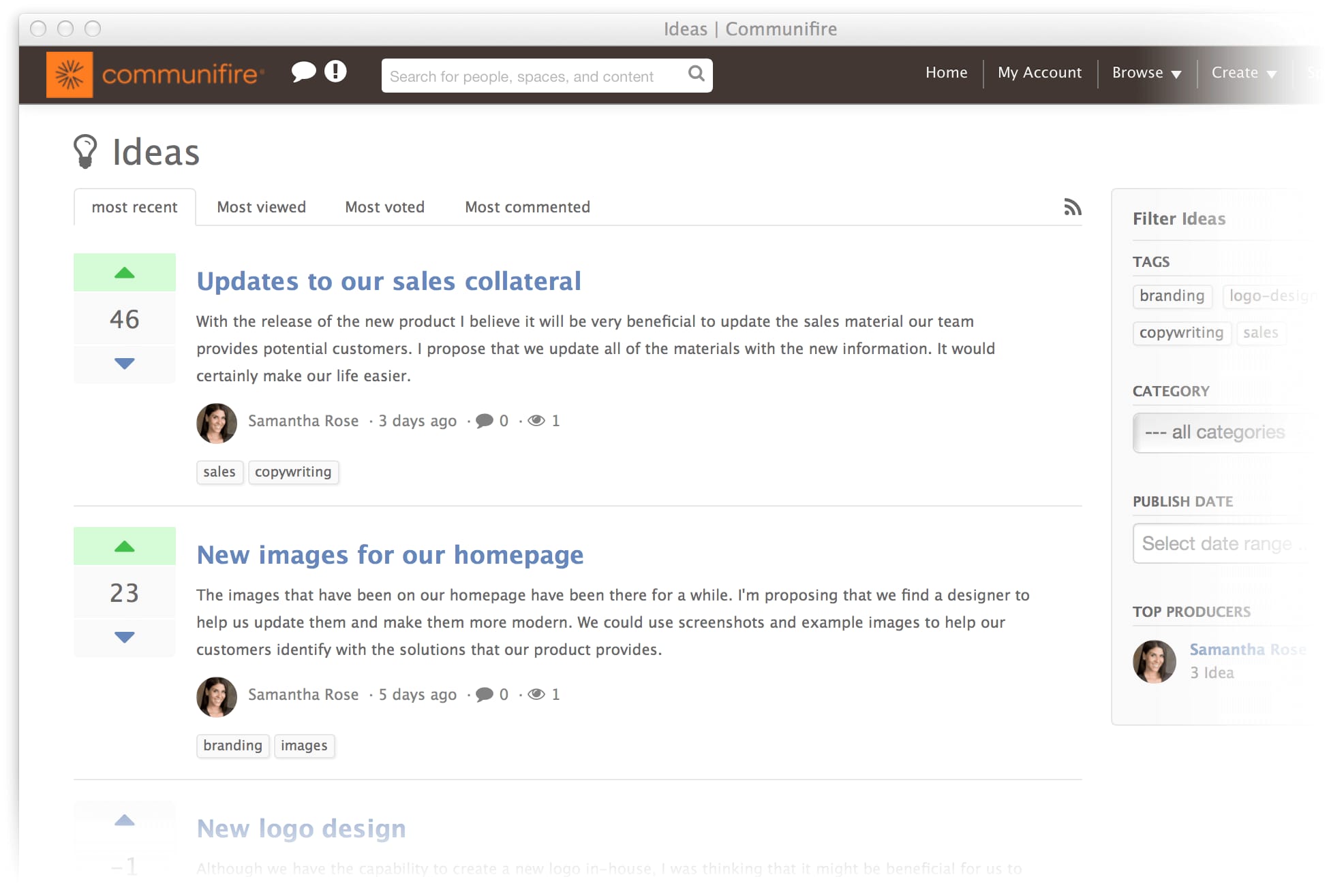 New Feature: Ideation