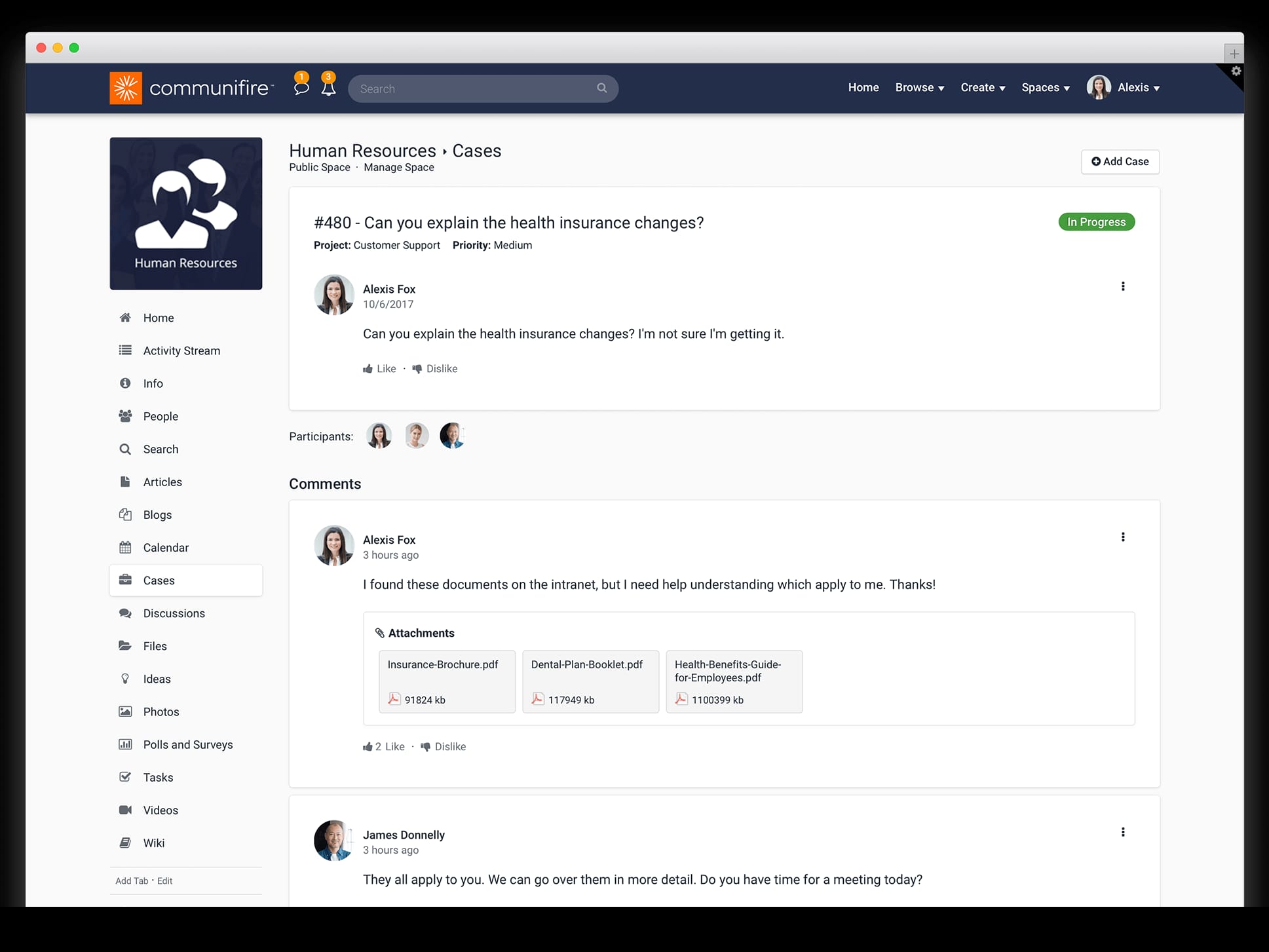 corporate intranet cases