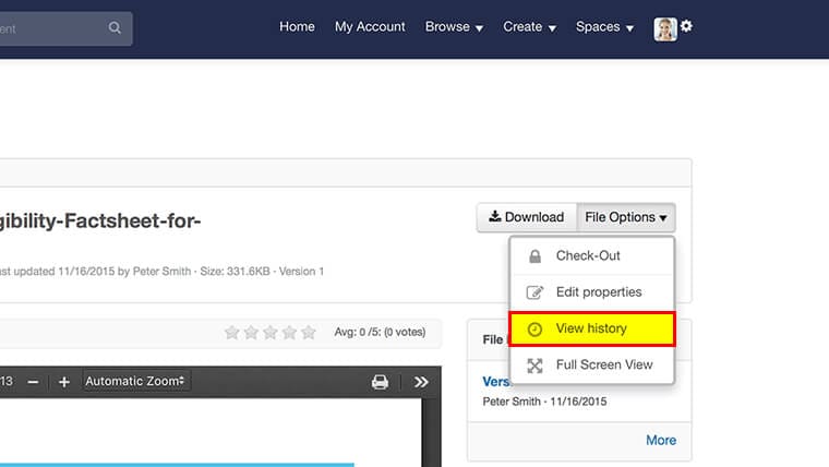 online document management system - intranet software