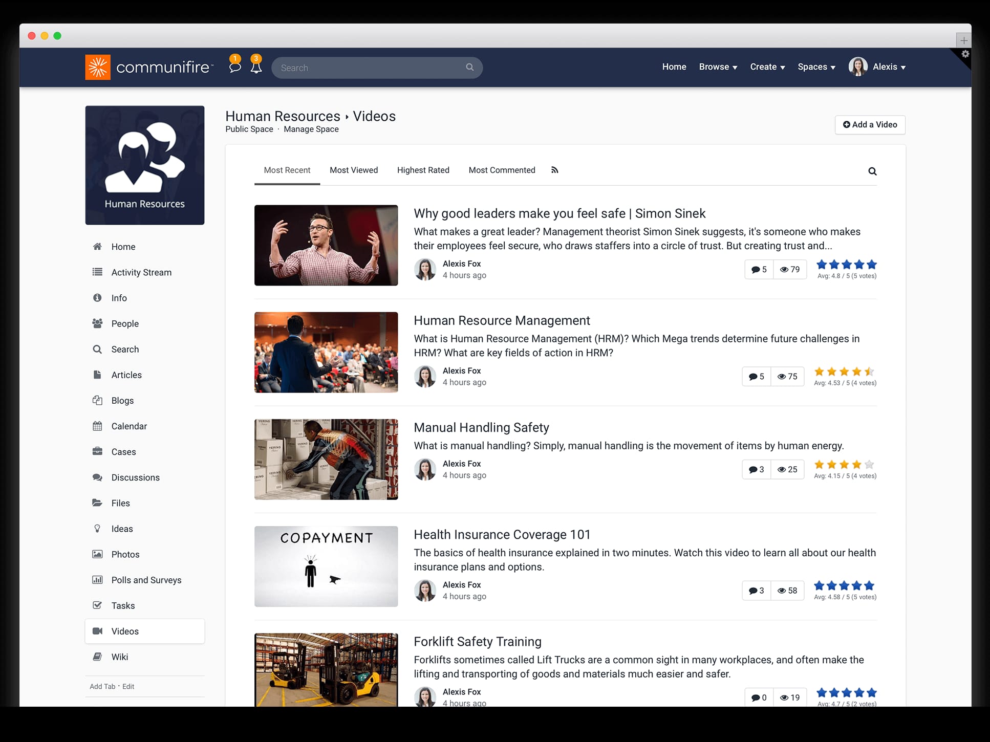 company intranet ideas - training videos