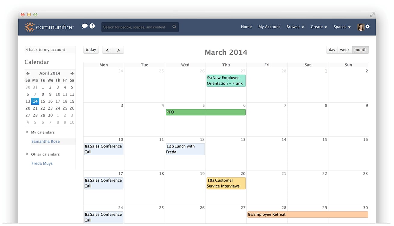 Personal & Shared Calendars Organize Your Schedule and Keep Track of Important Dates & Meetings