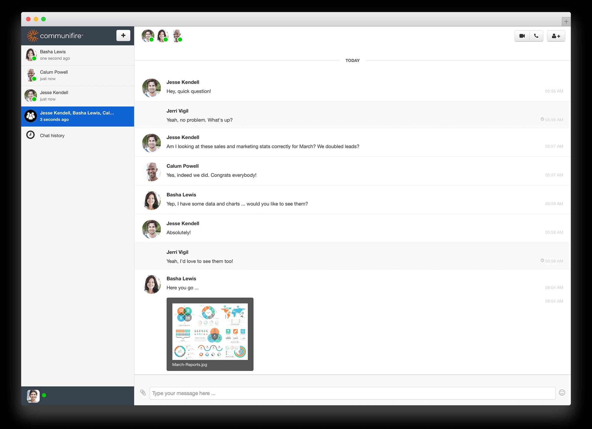 intranet glossary - chat and messaging