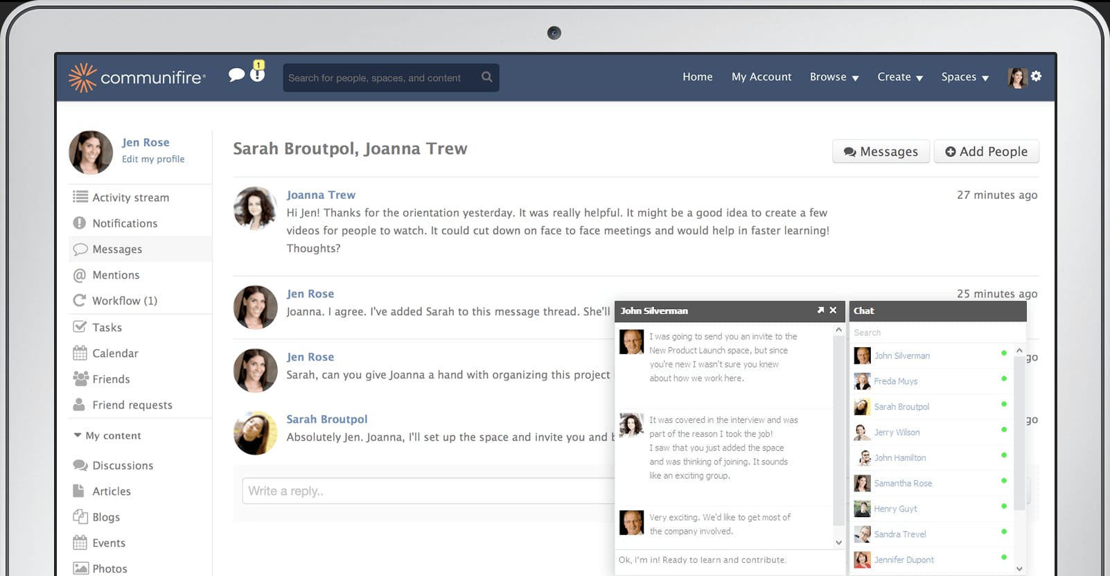 Private & Group Messaging Breaks You Free of Email and Lets You Communicate with Anyone
