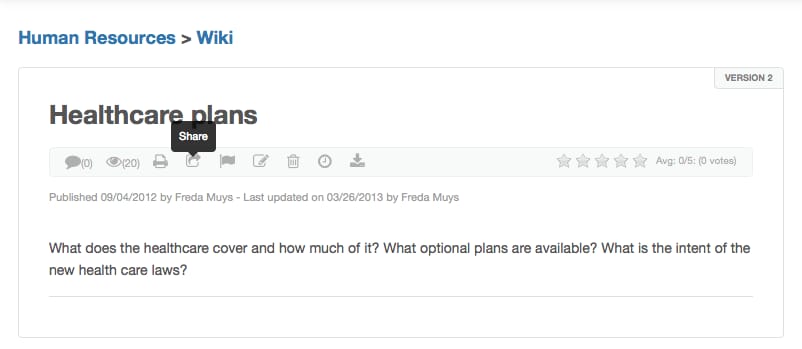 intranet wiki software