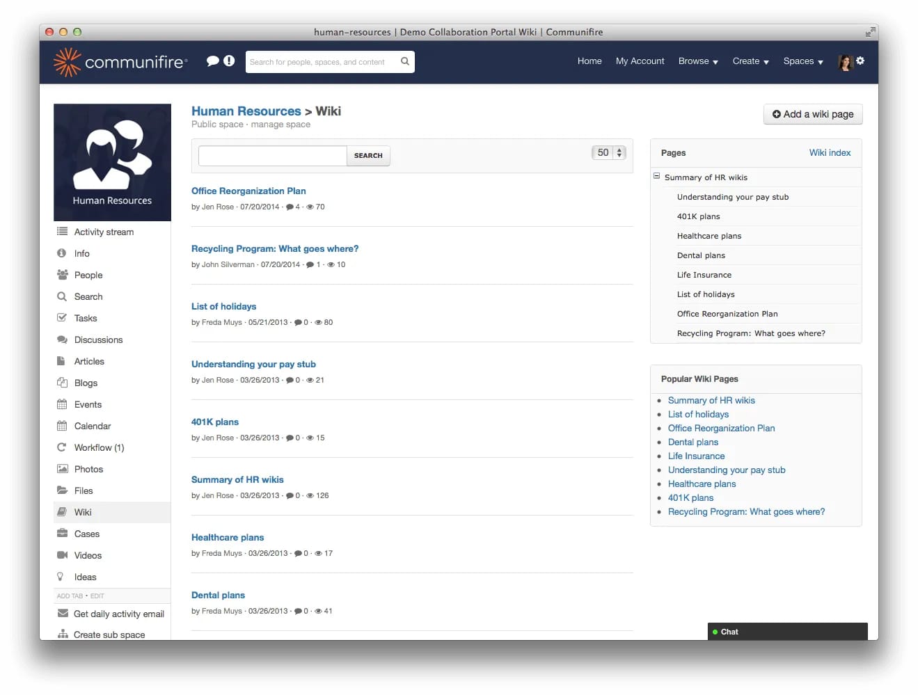 intranet wiki software