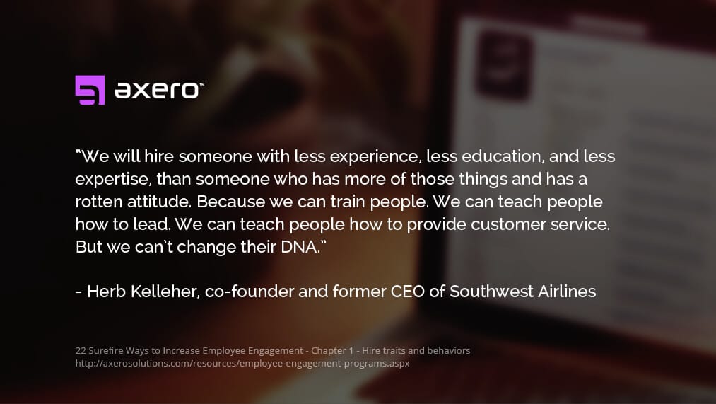company intranet design - hire traits