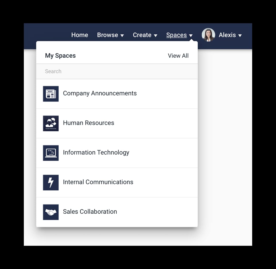 company intranet design - online workspaces