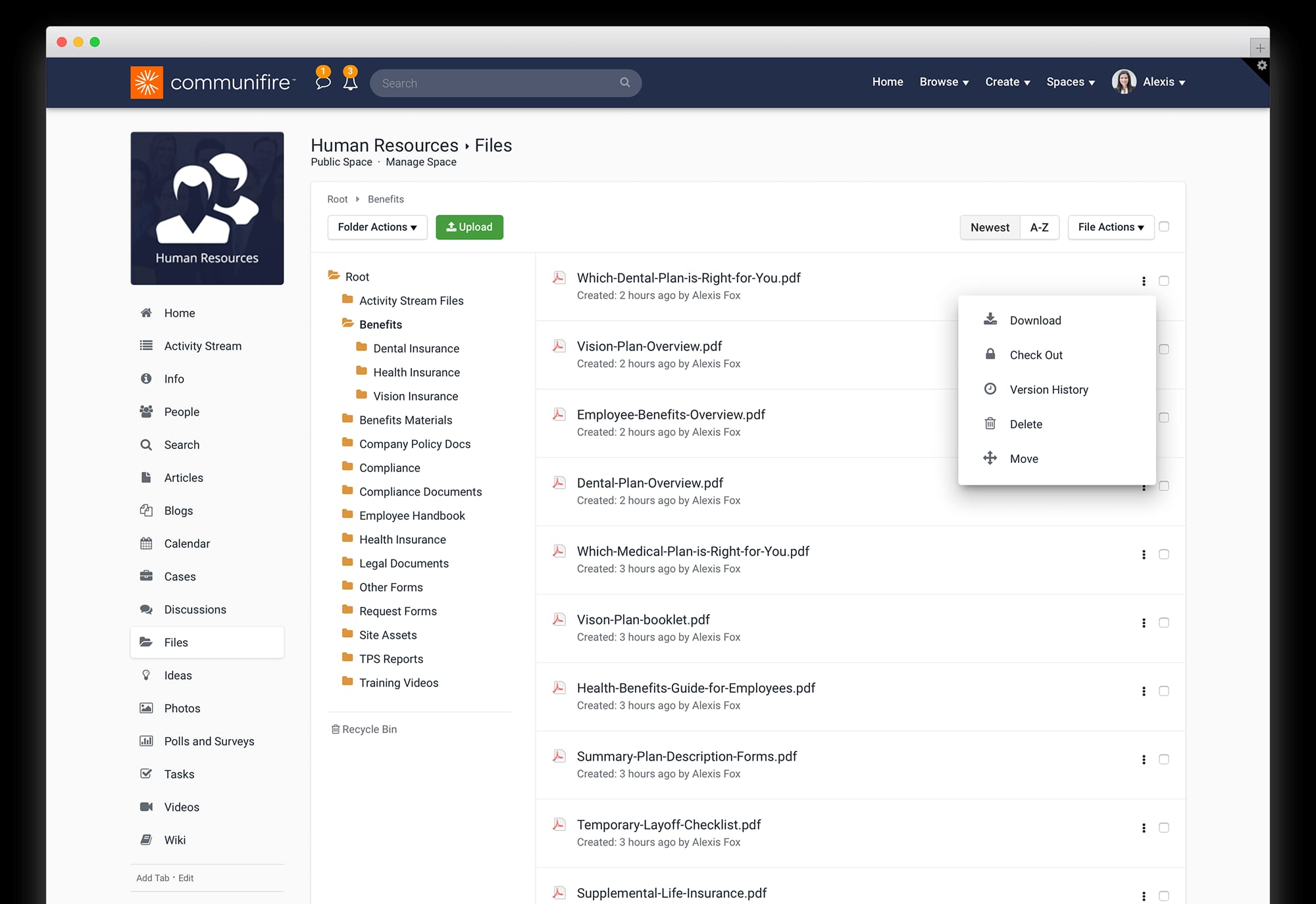 Intranet File Sharing