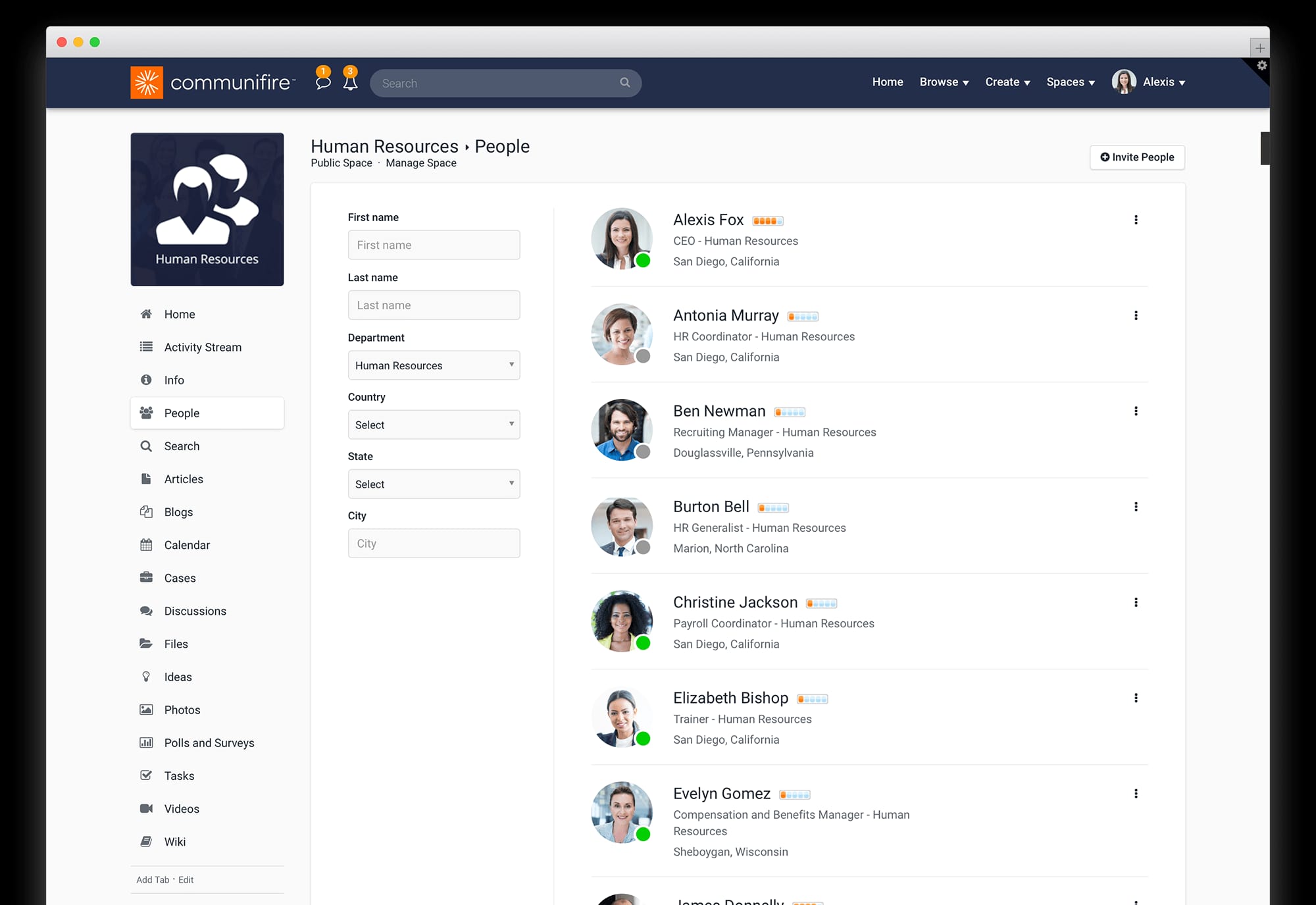 Intranet Employee Directory