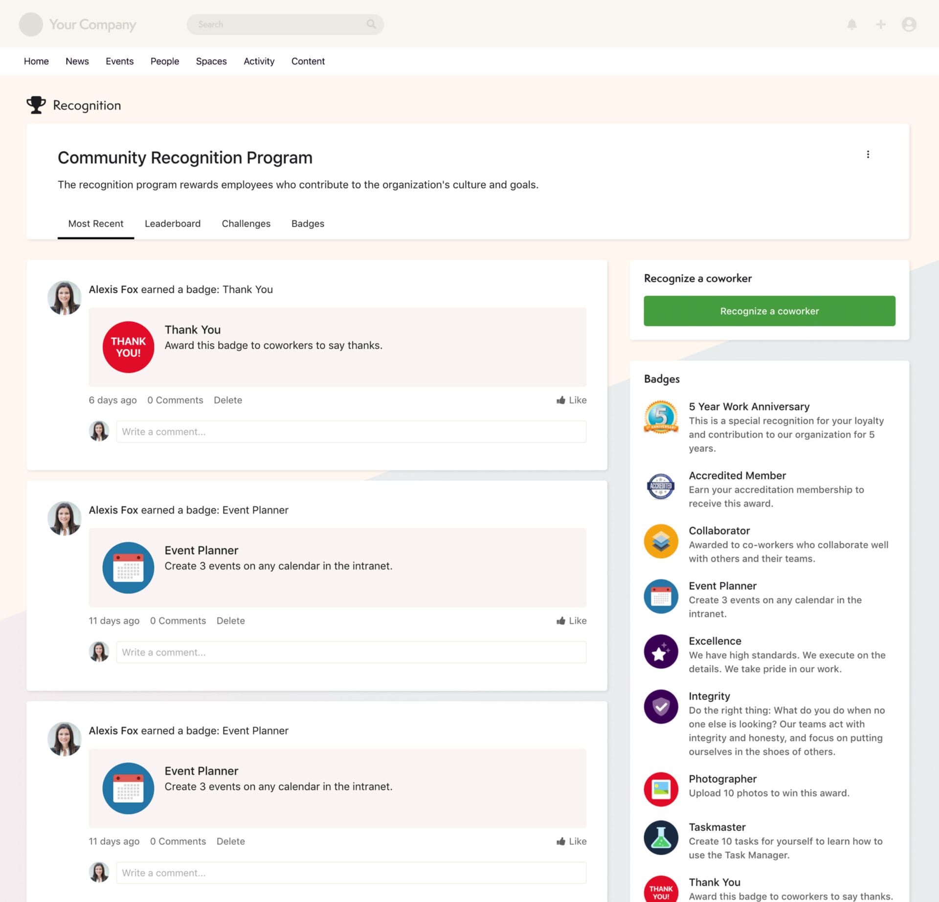 employee recognition