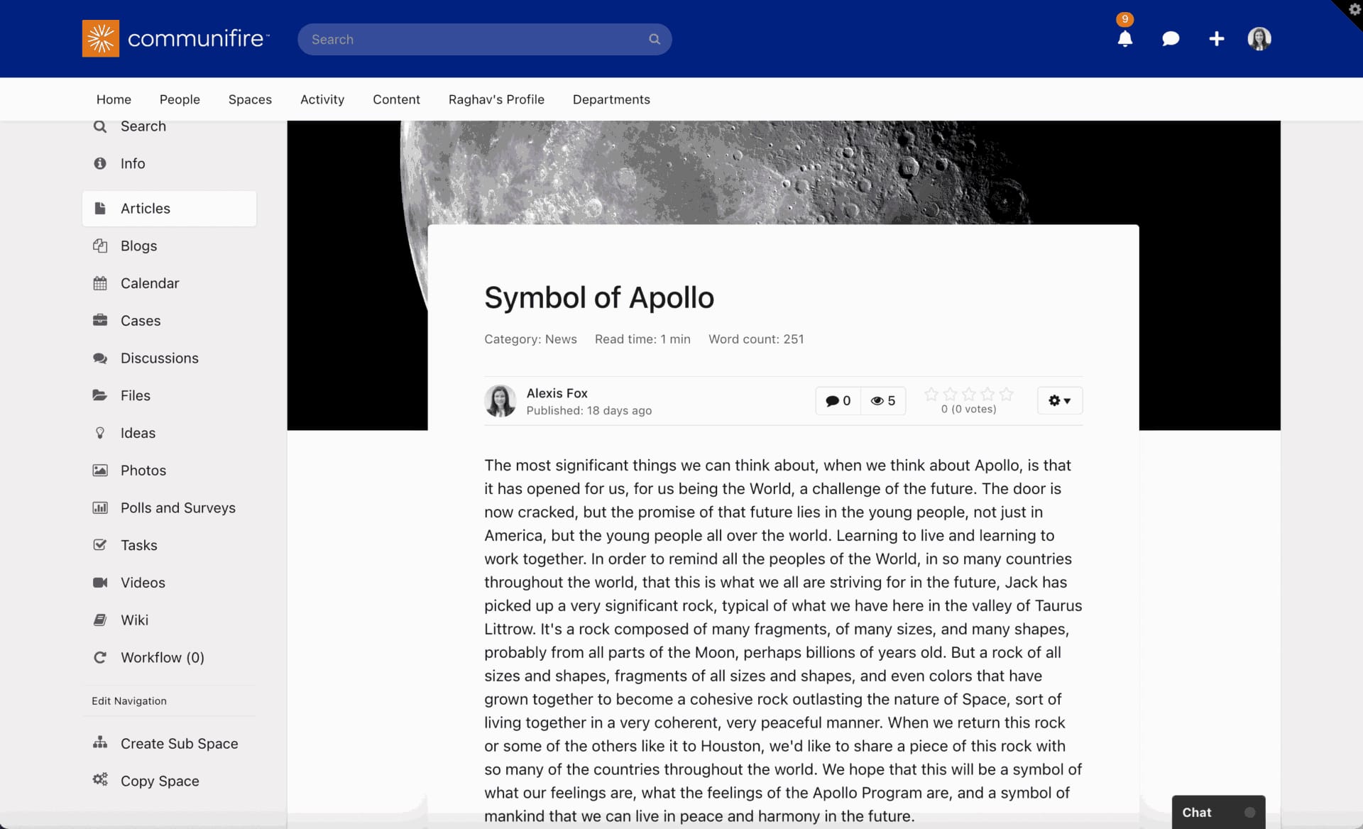 Axero intranet Slack integration