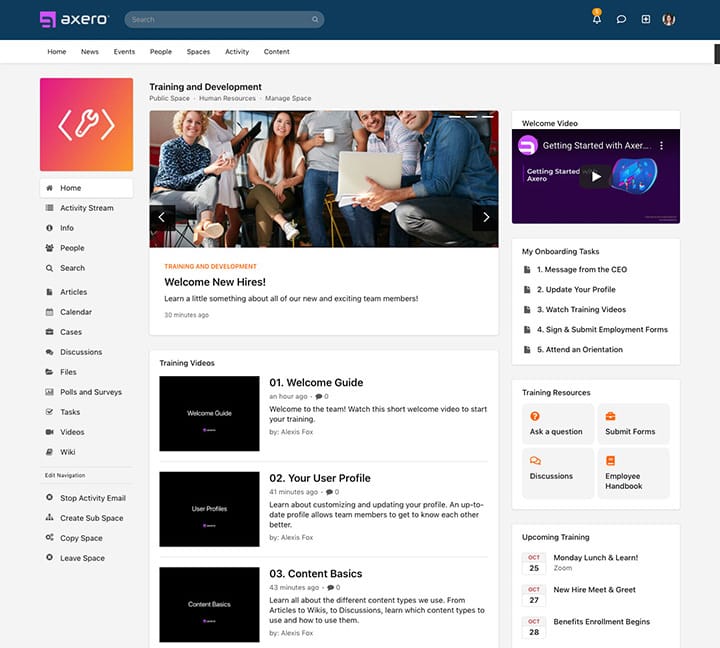 internal knowledge bases for employee onboarding