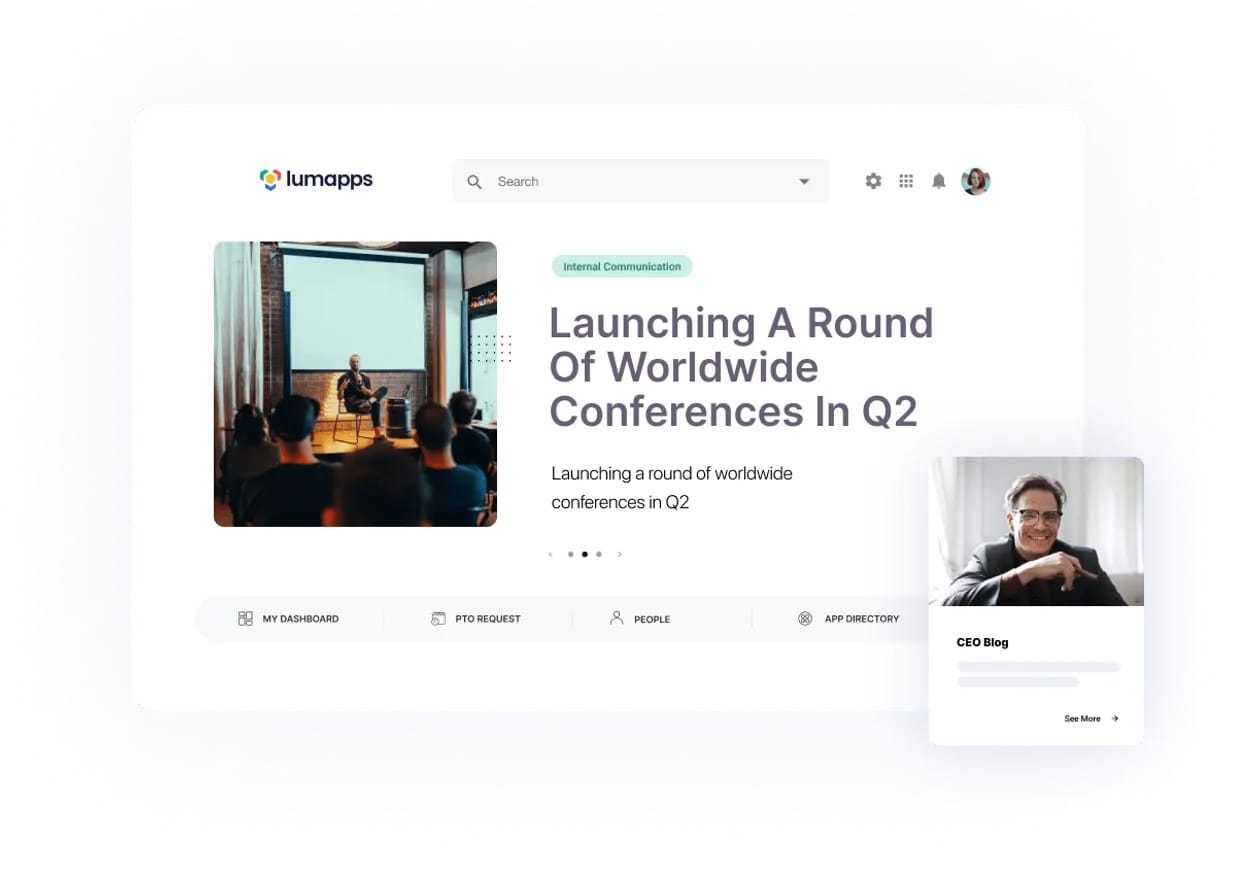 employee engagement tool - lumapps