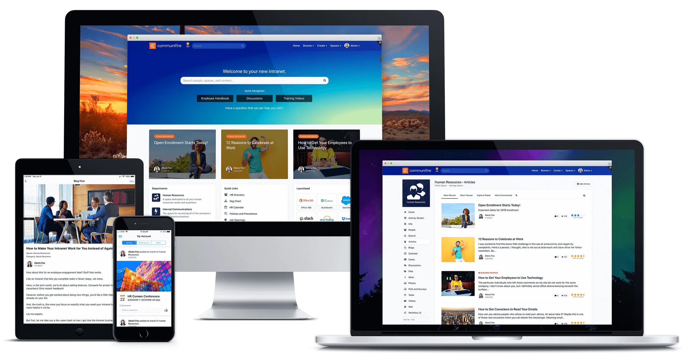 how a digital workplace works