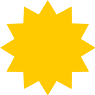 Star graphic icon.