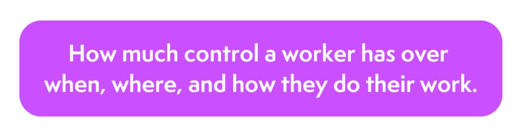 workplace autonomy definition