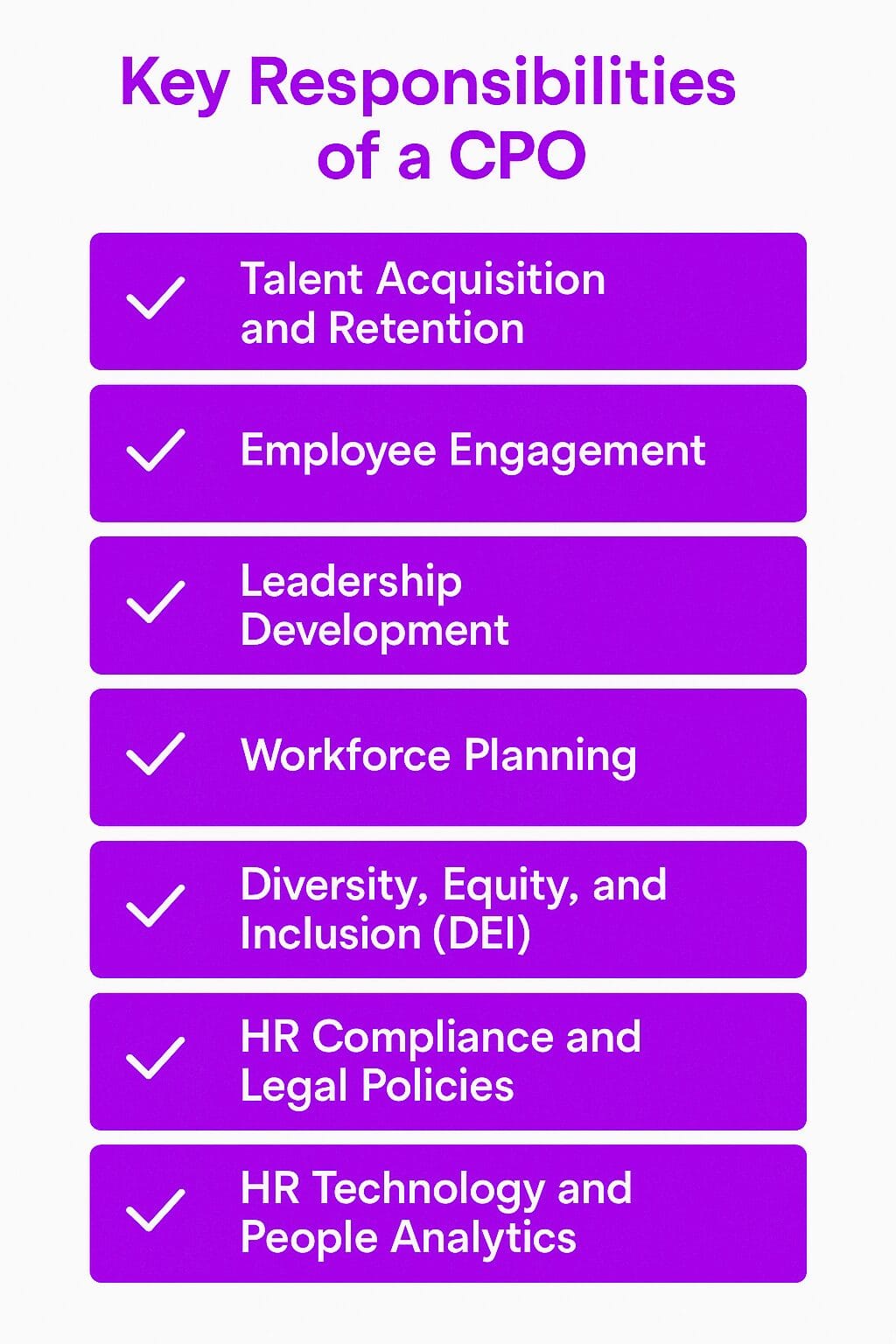 Key Responsibilities