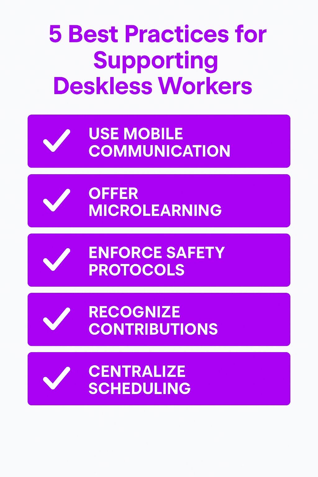 Best Practices for Managing Deskless Workers