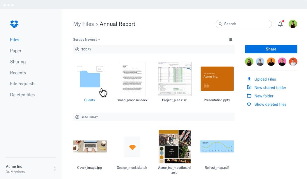Dropbox Paper