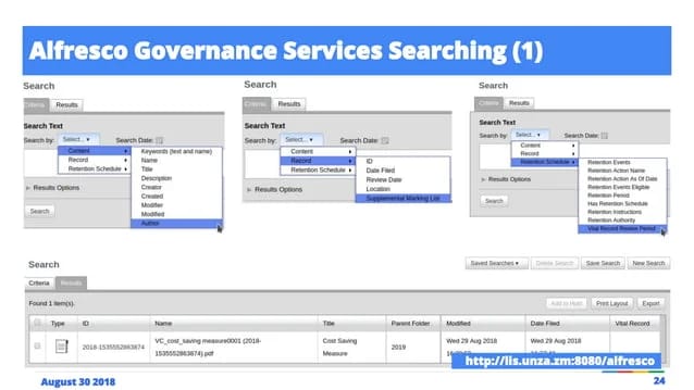 Alfresco Governance Services 24