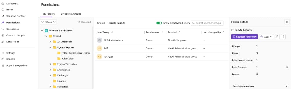 Egnyte Governance