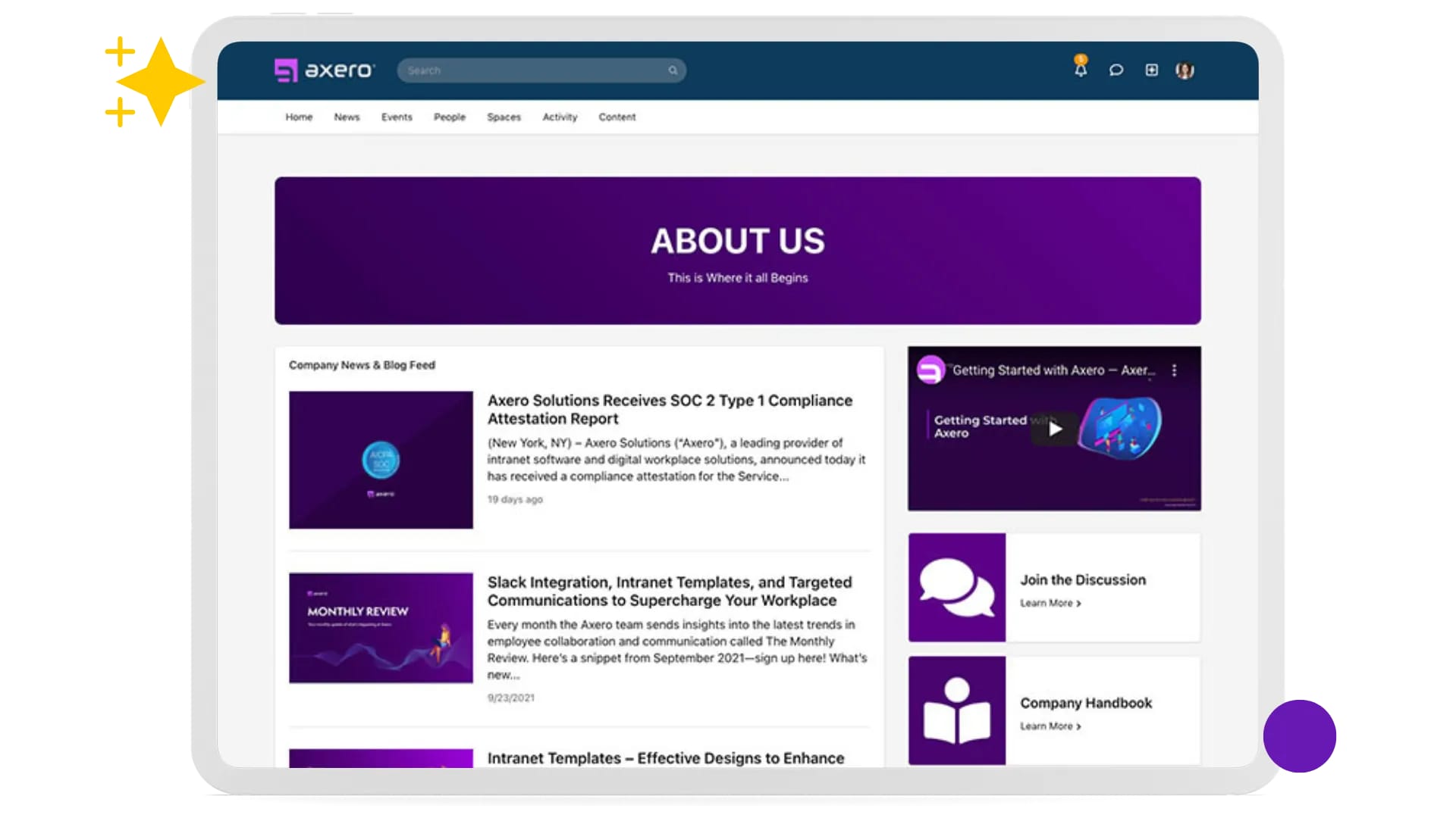 Intranet document library with organized files, clear navigation, and search tools for quick access to information.